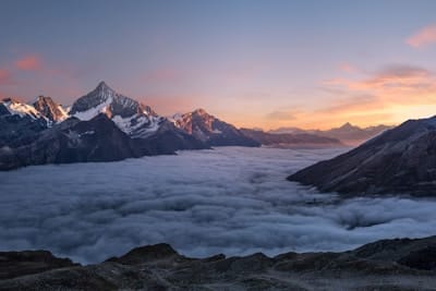 自然 · 雪山 — Sayba